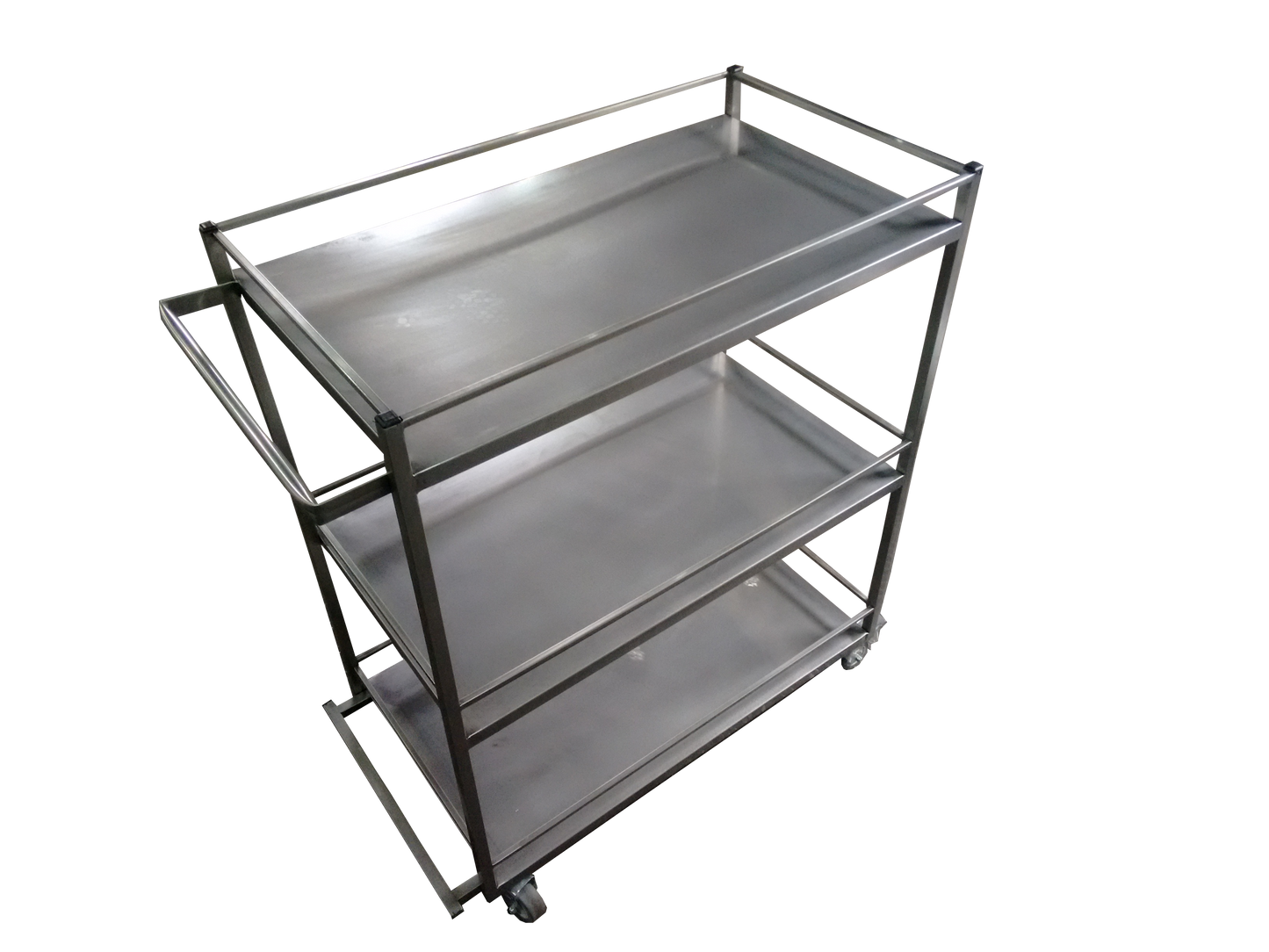 Carrinho Auxiliar 2 Bandejas em Aço Inox - Promaq