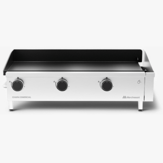 Chapa Comercial 3 Queimadores (82 x 45 x 30 cm) - Marchesoni