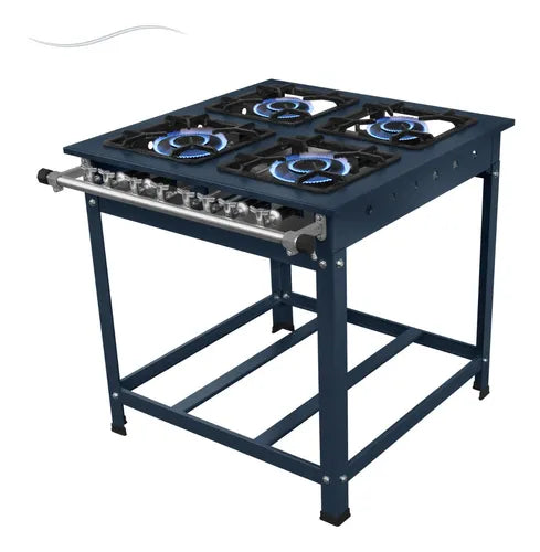 Fogão Industrial Para Cozinha 4 Bocas Baixa Pressão - Js Martins