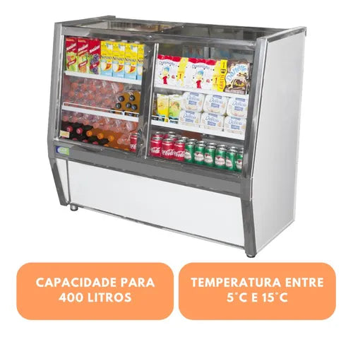Balcão Pop Refrigerado de 2.00m - Refrigel