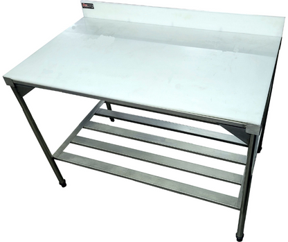 Mesa em Polietileno 304 (1000X700X850mm) em Aço Inox - Promaq