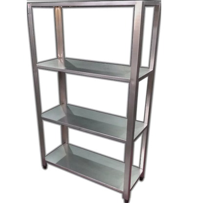 Estante Lisa 4 Prateleiras (2000X400X1650 mm) em Aço Inox - Promaq